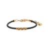 LEATHER BRACELET WITH "GREEK"
