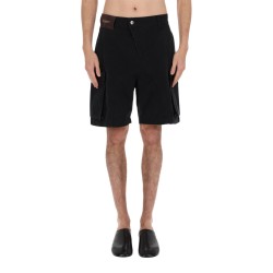 SHORTS WITH LOGO PATCH