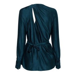 DRAPED BLOUSE
