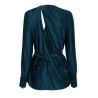 DRAPED BLOUSE