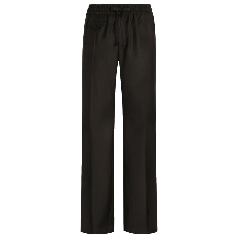 WOOL KNIT JOGGING PANTS