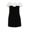 MINI DRESS WITH FLOWER DETAIL