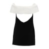 MINI DRESS WITH FLOWER DETAIL