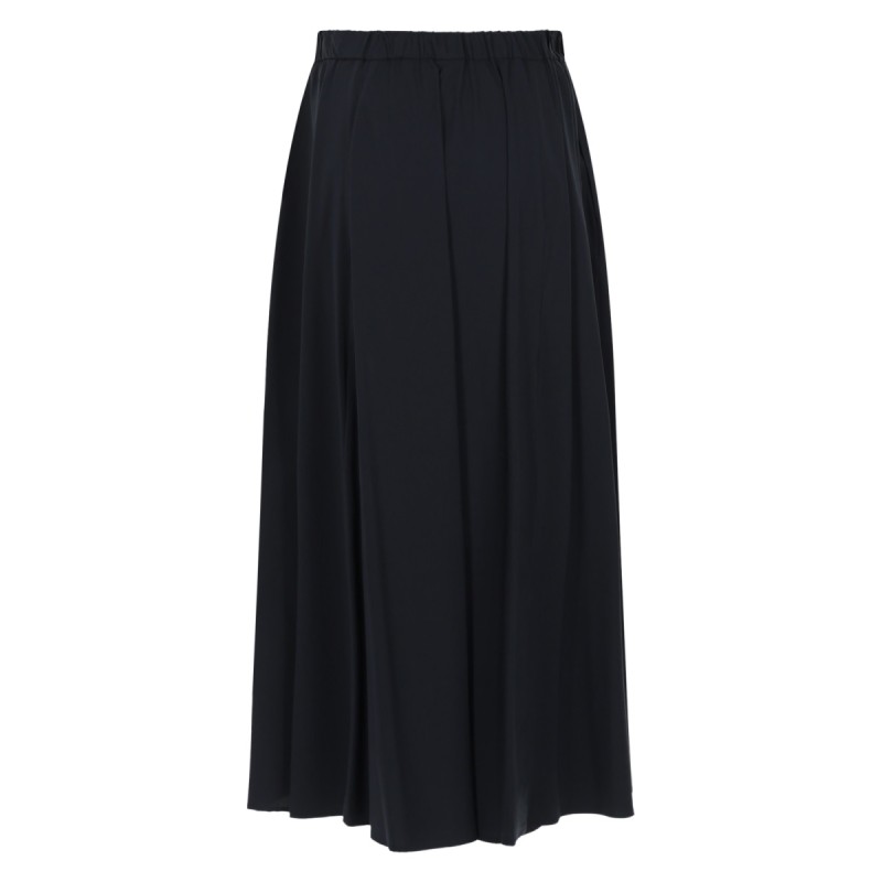 GONNA IN POPELINE DI COTONE E NYLON STRETCH