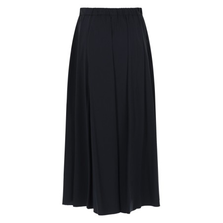 GONNA IN POPELINE DI COTONE E NYLON STRETCH