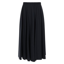 GONNA IN POPELINE DI COTONE E NYLON STRETCH