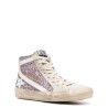 SNEAKER WITH GLITTER AND ZIPPER