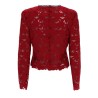 LACE TOP WITH CRYSTALS