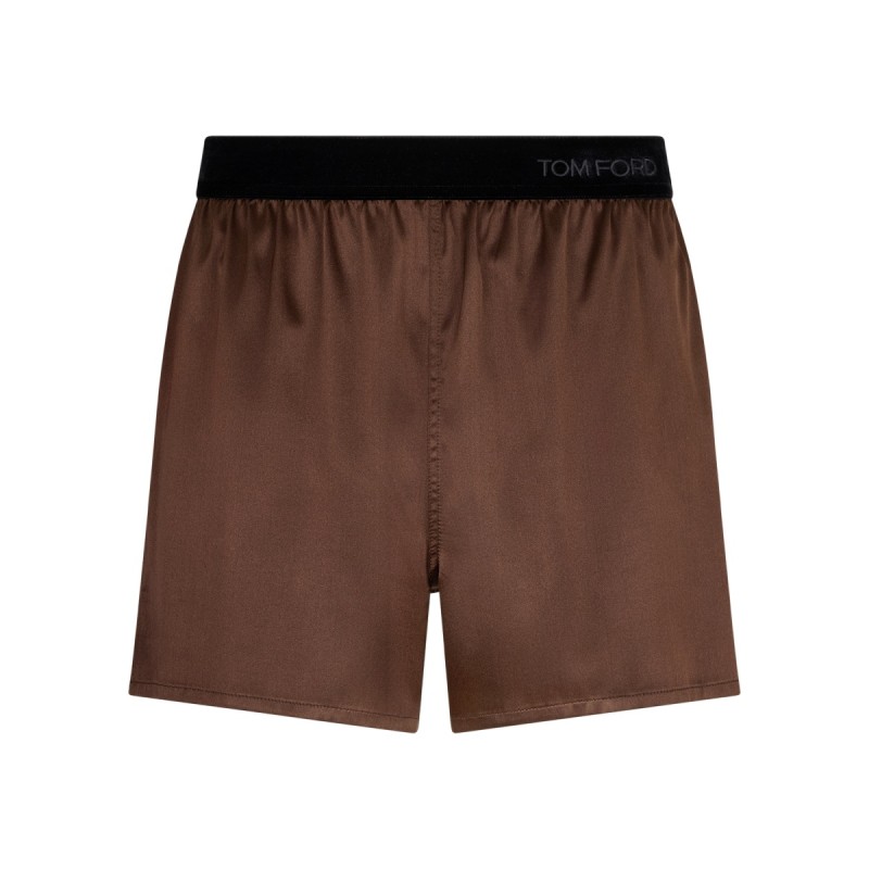SILK PAJAMA SHORTS