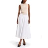 COTTON MIDI SKIRT
