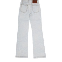 JEANS WITH PAISLEY PATTERN