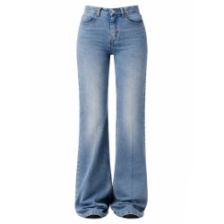 COTTON FLARED JEANS