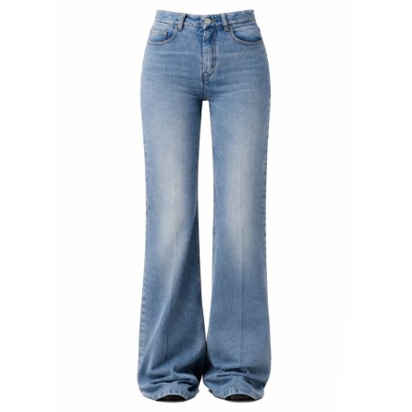 COTTON FLARED JEANS
