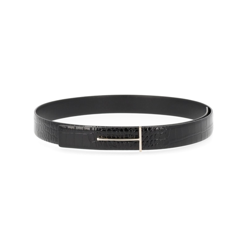 BELT WITH BUCKLE "T"