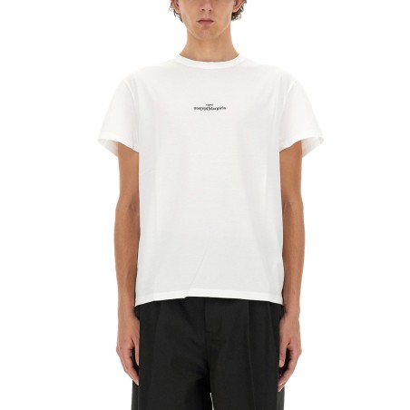 T-SHIRT CON LOGO DISTORTO