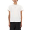 T-SHIRT CON LOGO DISTORTO