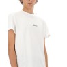 T-SHIRT CON LOGO DISTORTO