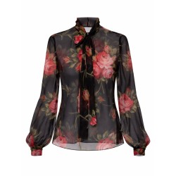 ROSE BOUQUET PRINT TOP