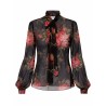 ROSE BOUQUET PRINT TOP