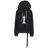 FELPA CON CAPPUCCIO OVERSIZE