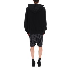 FELPA CON CAPPUCCIO OVERSIZE