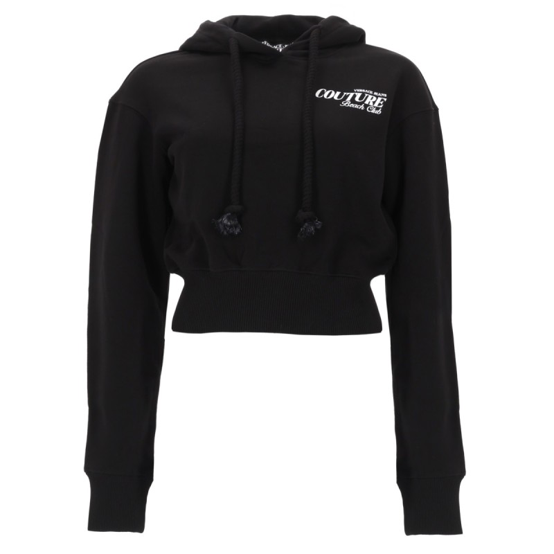 FELPA CROP CON LOGO