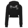 FELPA CROP CON LOGO