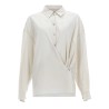 "STRAIGHT COLLAR TWISTED" SHIRT
