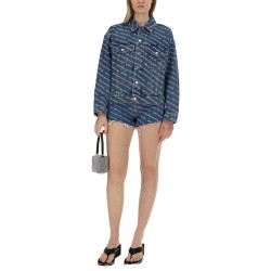 SHORTS WITH ALL OVER LOGO