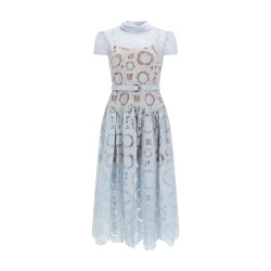 LACE MIDI DRESS