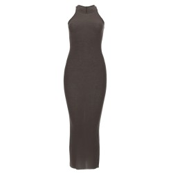 SILK BLEND MIDI DRESS