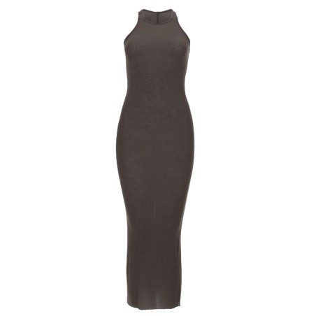 SILK BLEND MIDI DRESS