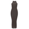 SILK BLEND MIDI DRESS