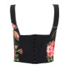 FLORAL PRINT BUSTIER TOP