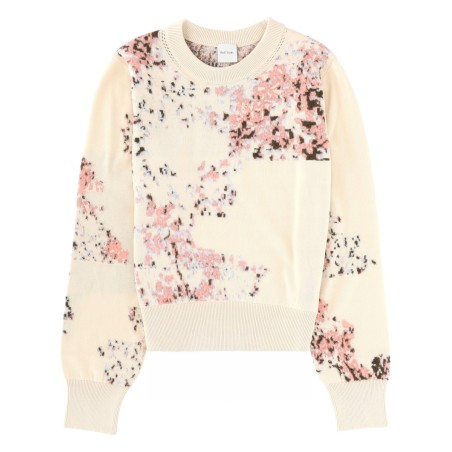 COTTON AND MOHAIR BLEND SWEATER