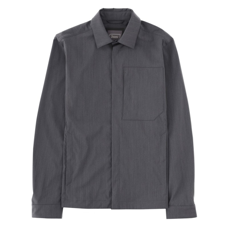 OVERSHIRT IN MISTO LANA