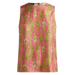 PAISLEY FOLIAGE PATTERN TOP