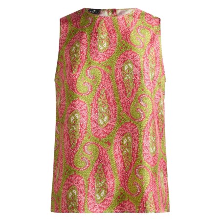 PAISLEY FOLIAGE PATTERN TOP