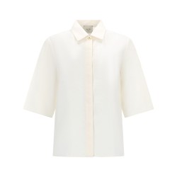 SILK CROPPED SHIRT