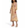 "WANDERLUST" LOW-CUT MIDI DRESS