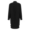 "TUXEDO DRAPE" MIDI DRESS