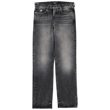 JEANS WITH "MEDUSA" DETAIL