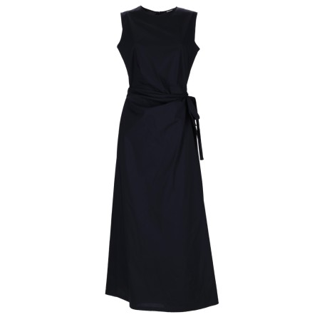 MIDI DRESS WITH DRAPE