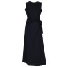 MIDI DRESS WITH DRAPE