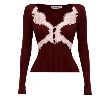 TOP WITH LACE DETAILS