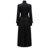 LONG DRESS WITH HIGH NECK