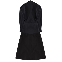 LONG WRAP DRESS