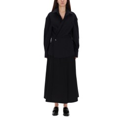 LONG WRAP DRESS