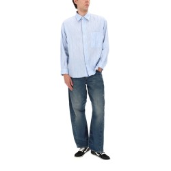 CAMICIA IN COTONE "CRINCKLE"