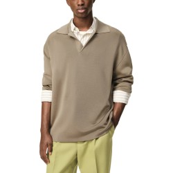 WOOL BLEND POLO SHIRT